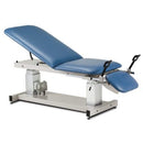 Clinton Multi-Use Ultrasound Table with Stirrups  Wide Width (34 in) in Black