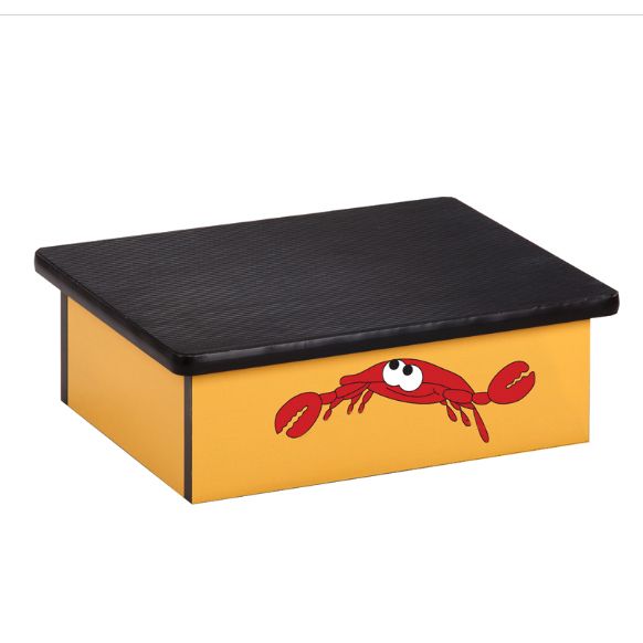Clinton Ocean Crab Yellow Laminate Step Stool