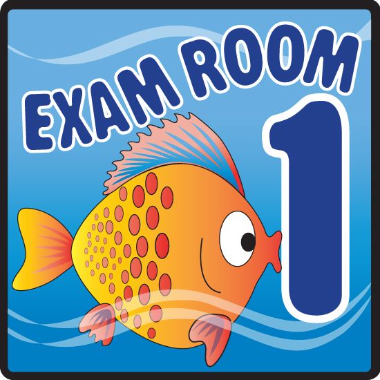 Clinton Ocean Series Exam Room Signs  Exam Room 1