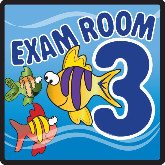 Clinton Ocean Series Exam Room Signs  Exam Room 3