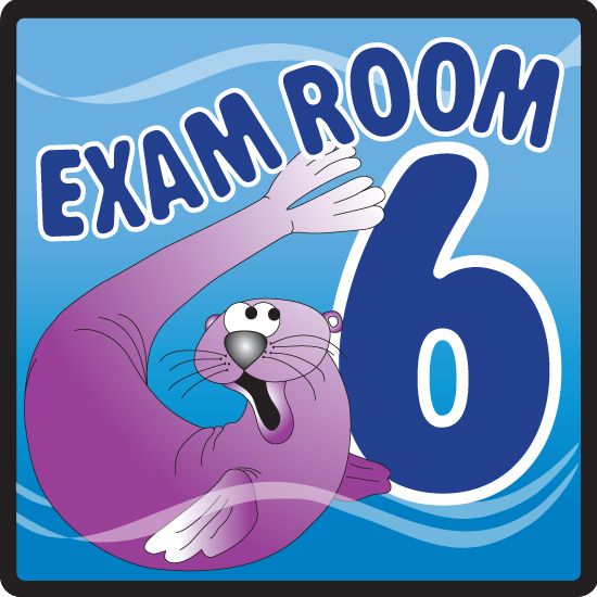 Clinton Ocean Series Exam Room Signs  Exam Room 6
