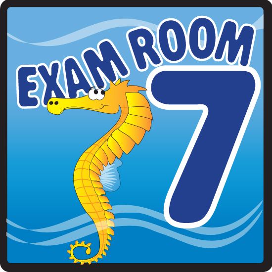 Clinton Ocean Series Exam Room Signs  Exam Room 7