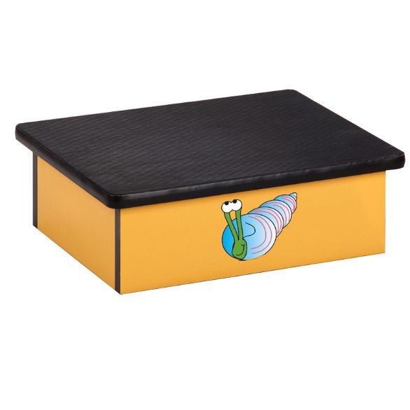 Clinton Ocean Snail Yellow Laminate Step Stool