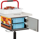 Clinton Pediatric Alley Cats and Dogs Phlebotomy Cart - Plastic Storage Bins