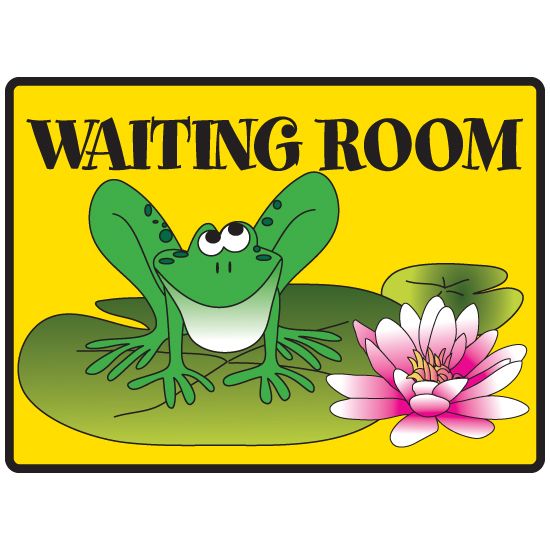 Clinton Pediatric Office Signs  Waiting Room Sign