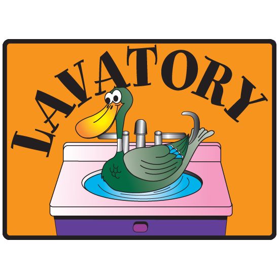 Clinton Pediatric Office Signs  Lavatory Sign