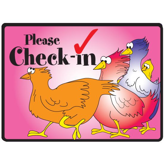 Clinton Pediatric Office Signs  Please Check-In Sign