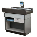 Clinton Pediatric Scale/Treatment Table (1 Drawer)  Black in Slate Gray Laminate