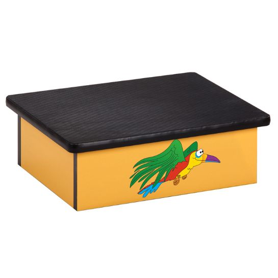 Clinton Rainforest Parrot Laminate Foot Stool