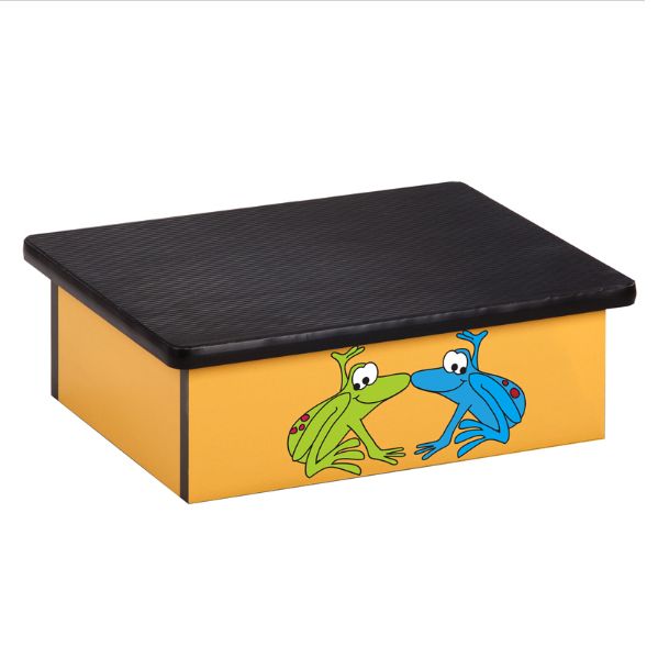 Clinton Rainforest Tree Frogs Yellow Laminate Step Stool