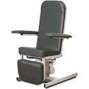Clinton Recliner Series Hi-Lo Blood Drawing Chair - Gunmetal