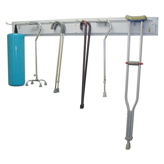 Clinton Roll/Cane/Crutch Rac  Gray Laminate