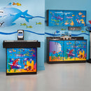 Clinton Scale Table & Cabinet  Ocean Commotion