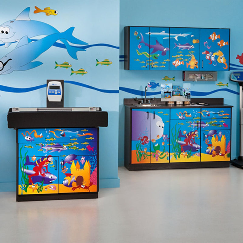 Clinton Scale Table & Cabinet  Ocean Commotion