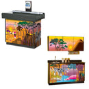 Clinton Scale Table & Cabinet  Serengeti Sunrise