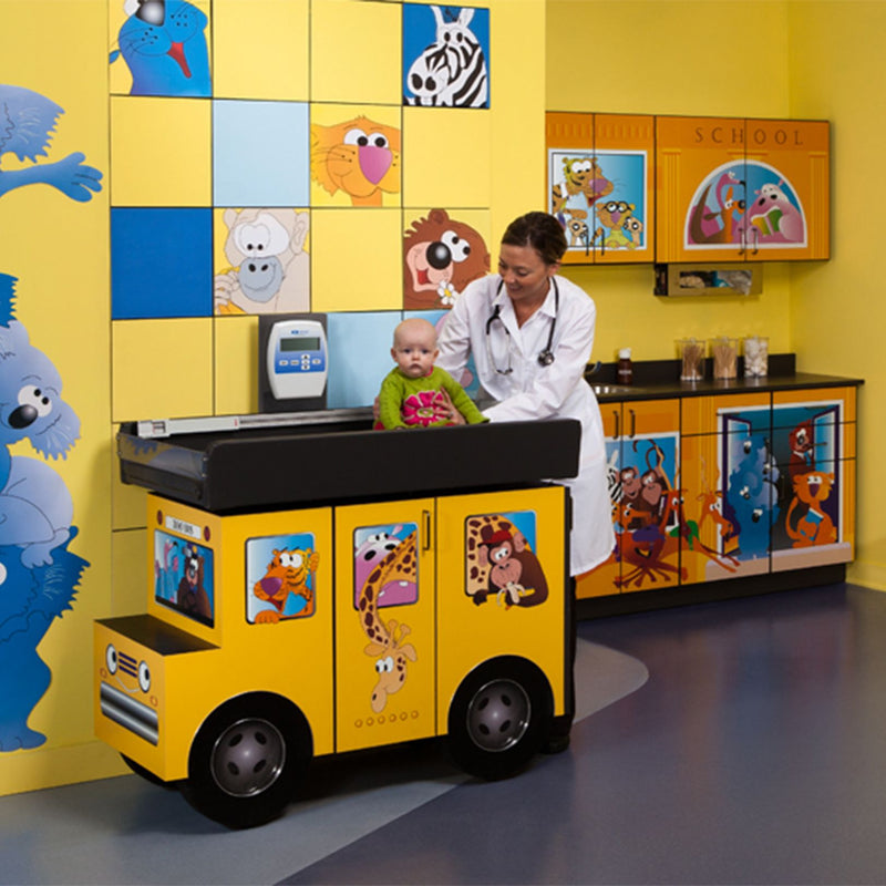 Clinton Scale Table & Cabinet  Zoo Bus