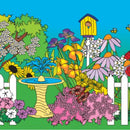 Clinton Secret Garden Treatment Table  Adjustable Backrest in Royal Blue