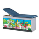 Clinton Secret Garden Treatment Table  Flat Top in Black