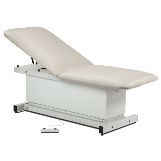 Clinton Shrouded Power Table with Adjustable Backrest  Black