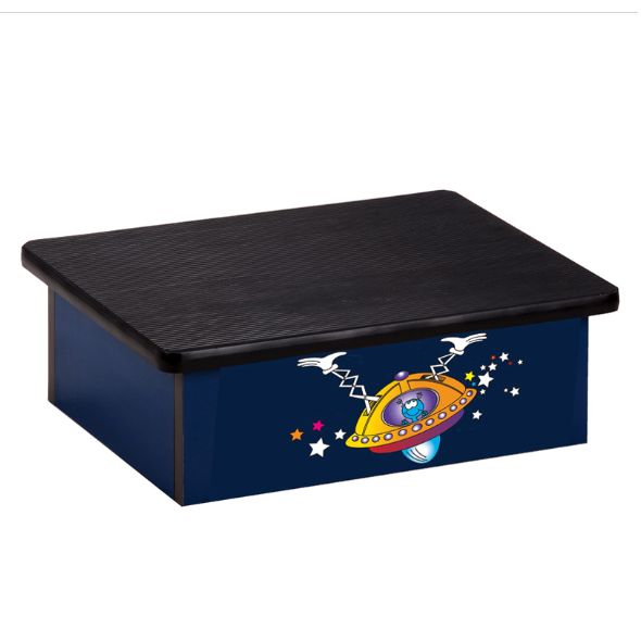 Clinton Space Place Alien Blue Laminate Step Stool