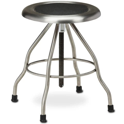 Clinton Stainless Steel Stool  With Rubber Feet