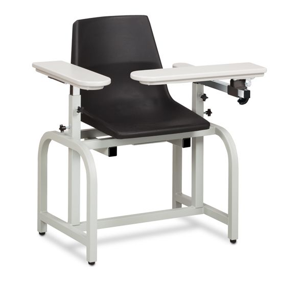 Clinton Standard Lab Series Blood Drawing Chair/ClintonClean Arms  Standard Arm/Armrests - Black