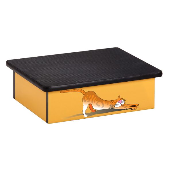 Clinton Stretching Cat Laminate Step Stool - 10-AC