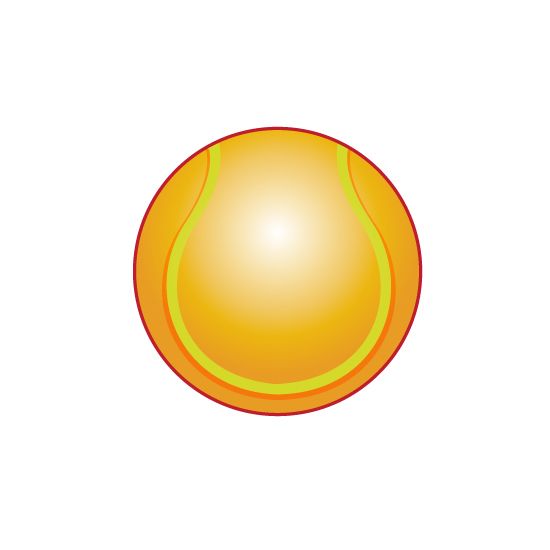 Clinton Tennis Ball Graphic