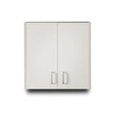 Clinton Wall Cabinet with 2 Doors  Dark Cherry