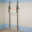 Clinton Wall Mounted Folding Parallel Bars folded