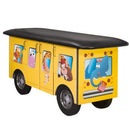 Clinton Zoo Bus with Jungle Friends - Back View