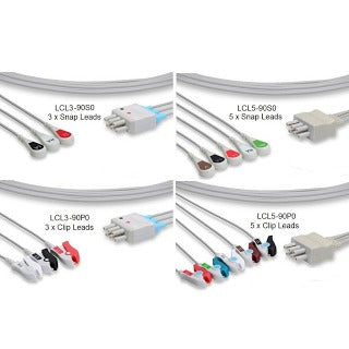 Colin ECG Leads  5 Leads Clip