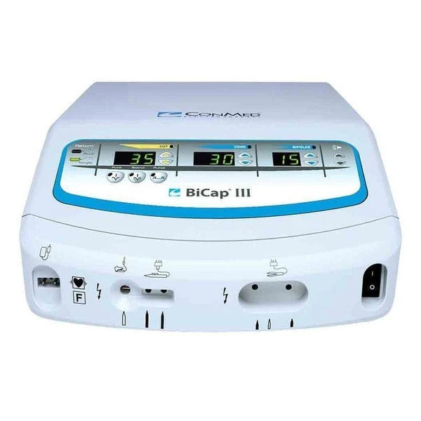 ConMed BiCap III Electrosurgical Unit  With Monopolar and Bipolar Foot Pedals