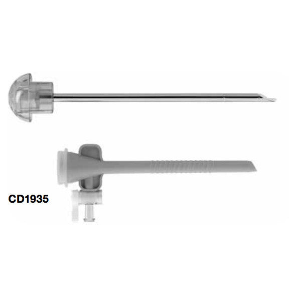 ConMed Core Audible Dilating Trocar and Cannula (10/Case)  Dual Pack - 5 mm Trocar; 100 mm Long with Stopcock