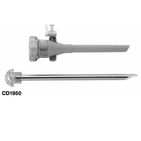 ConMed Core Audible Dilating Trocar and Cannula (10/Case)  Single Pack - 10 mm Trocar; 110 mm Long with Stopc