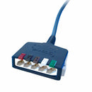 ConMed D-Series Individually Shielded 3-Lead ECG Safety Cable System  Connector 23 - Compatible with Datex-Ohmeda AS/3,