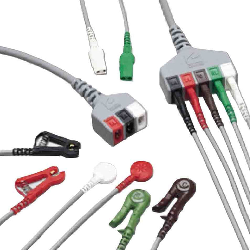 ConMed FSR-Series Fully Shielded 5-Lead ECG Safety Cable System 