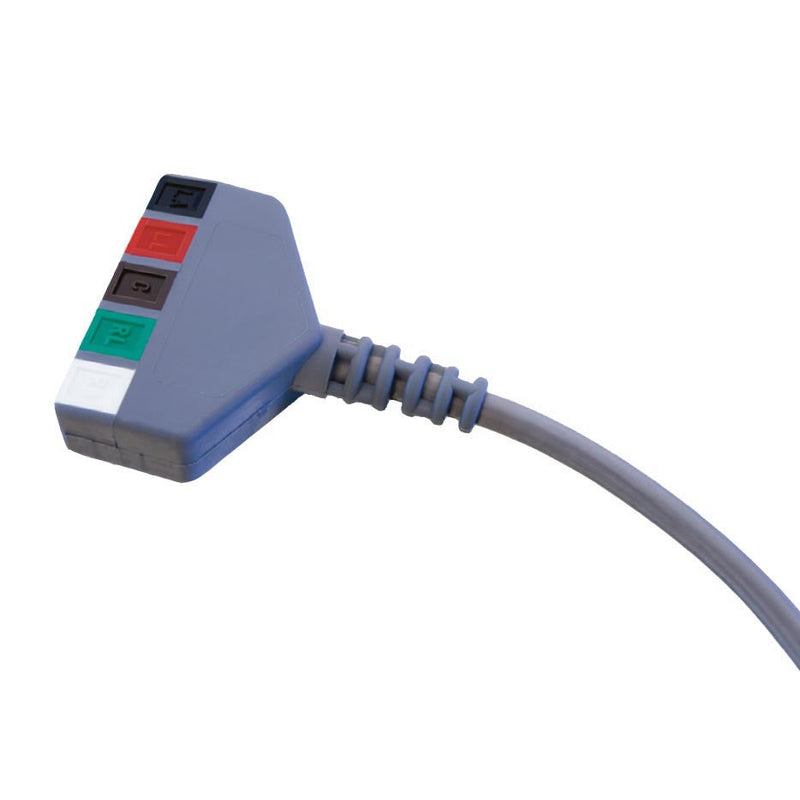 ConMed FSR-Series Fully Shielded 3-Lead ECG Safety Cable System  3Lead|Connector 52|Compatible:Phillips/HP w/12Pin