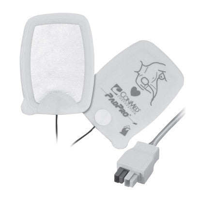 ConMed PadPro Multifunction Electrode with Universal/Anderson Connector (10/Case)  Mini Pediatric Radiotranslucent Pads