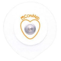 ConMed Positrace Diaphoretic Foam ECG Electrode  50 / Pouch; 1000 Total