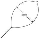 ConMed Singular Firm Loop Short Throw Polypectomy Snare (10/Box)  Large (32 mm)