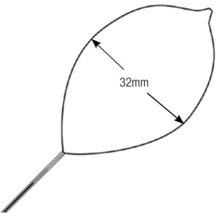 ConMed Singular Firm Loop Short Throw Polypectomy Snare (10/Box)  Large (32 mm)