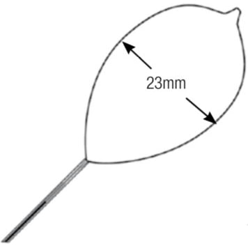 ConMed Singular Firm Loop Short Throw Polypectomy Snare (10/Box)  Medium (23 mm)