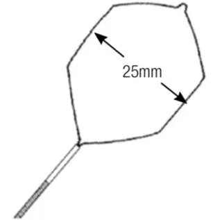 ConMed Singular Hexagonal Loop Short Throw Polypectomy Snare - 000959