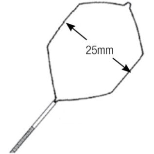 ConMed Singular Hexagonal Loop Short Throw Polypectomy Snare
