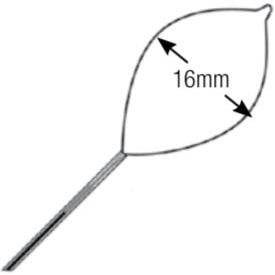 ConMed Singular Soft Loop Short Throw Polypectomy Snare (10/Box)  Small (Mini) (16 mm)