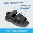Darco Med-Surg Post-Op Shoe, Men's, Large, Black (Case of 36)