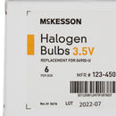 McKesson Brand McKesson Halogen Lamp, Replacement Bulb for use with Ophthalmoscope, (6/BX) 