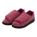 Silverts Adaptive LLC Silverts Women's Double Extra Wide Easy Closure Slippers, Dusty Rose, Size 10 