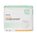 McKesson Classic Light Absorbency Incontinence Underwear, Extra Large (4/CS) 